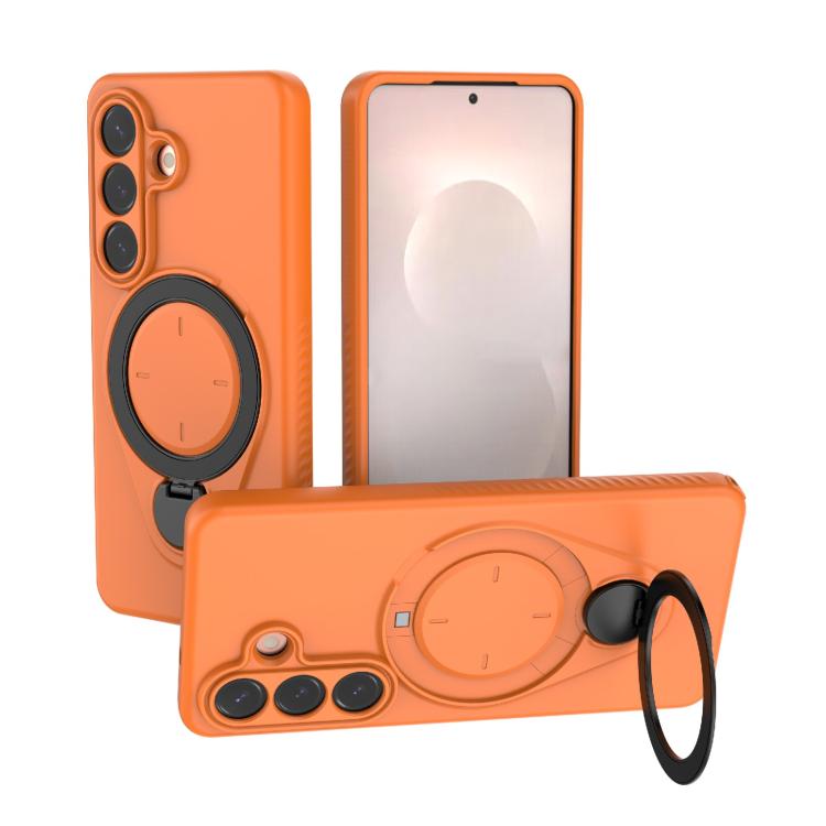 Ring Shield MagSafe TPU Phone Case with 360 Degree Rotating Holder, For Samsung Galaxy S26+ 5G, For Samsung Galaxy S26 Ultra 5G, For Samsung Galaxy S26 5G, For Samsung Galaxy S25 5G, For Samsung Galaxy S25 Ultra 5G, For Samsung Galaxy S24 Ultra 5G     ...