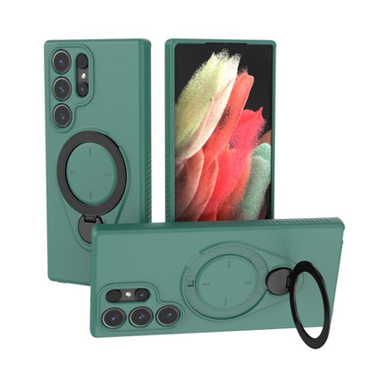 Ring Shield MagSafe TPU Phone Case with 360 Degree Rotating Holder, For Samsung Galaxy S26+ 5G, For Samsung Galaxy S26 Ultra 5G, For Samsung Galaxy S26 5G, For Samsung Galaxy S25 5G, For Samsung Galaxy S25 Ultra 5G, For Samsung Galaxy S24 Ultra 5G     ...