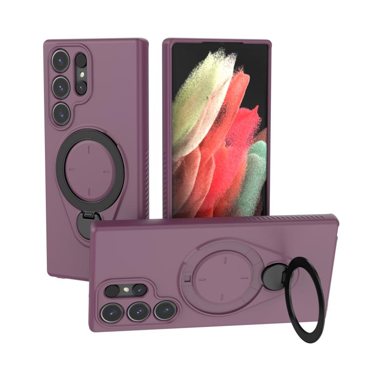 Ring Shield MagSafe TPU Phone Case with 360 Degree Rotating Holder, For Samsung Galaxy S26+ 5G, For Samsung Galaxy S26 Ultra 5G, For Samsung Galaxy S26 5G, For Samsung Galaxy S25 5G, For Samsung Galaxy S25 Ultra 5G, For Samsung Galaxy S24 Ultra 5G     ...