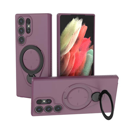 Ring Shield MagSafe TPU Phone Case with 360 Degree Rotating Holder, For Samsung Galaxy S26+ 5G, For Samsung Galaxy S26 Ultra 5G, For Samsung Galaxy S26 5G, For Samsung Galaxy S25 5G, For Samsung Galaxy S25 Ultra 5G, For Samsung Galaxy S24 Ultra 5G     ...