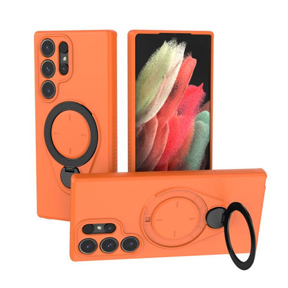 Ring Shield MagSafe TPU Phone Case with 360 Degree Rotating Holder, For Samsung Galaxy S26+ 5G, For Samsung Galaxy S26 Ultra 5G, For Samsung Galaxy S26 5G, For Samsung Galaxy S25 5G, For Samsung Galaxy S25 Ultra 5G, For Samsung Galaxy S24 Ultra 5G     ...