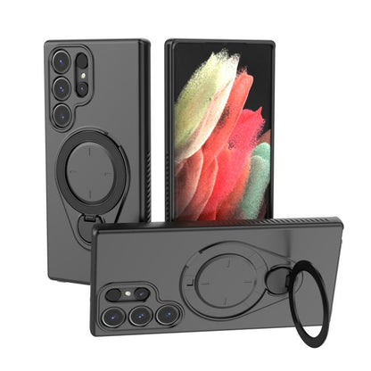 Ring Shield MagSafe TPU Phone Case with 360 Degree Rotating Holder, For Samsung Galaxy S26+ 5G, For Samsung Galaxy S26 Ultra 5G, For Samsung Galaxy S26 5G, For Samsung Galaxy S25 5G, For Samsung Galaxy S25 Ultra 5G, For Samsung Galaxy S24 Ultra 5G     ...