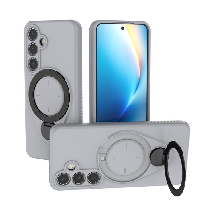 Ring Shield MagSafe TPU Phone Case with 360 Degree Rotating Holder, For Samsung Galaxy S26+ 5G, For Samsung Galaxy S26 Ultra 5G, For Samsung Galaxy S26 5G, For Samsung Galaxy S25 5G, For Samsung Galaxy S25 Ultra 5G, For Samsung Galaxy S24 Ultra 5G     ...