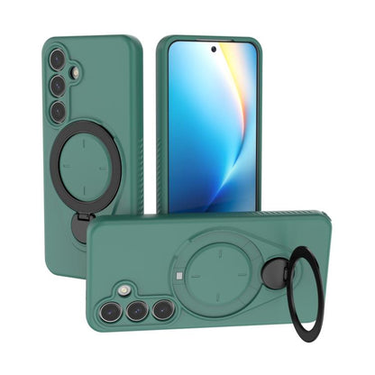 Ring Shield MagSafe TPU Phone Case with 360 Degree Rotating Holder, For Samsung Galaxy S26+ 5G, For Samsung Galaxy S26 Ultra 5G, For Samsung Galaxy S26 5G, For Samsung Galaxy S25 5G, For Samsung Galaxy S25 Ultra 5G, For Samsung Galaxy S24 Ultra 5G     ...