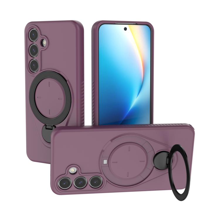 Ring Shield MagSafe TPU Phone Case with 360 Degree Rotating Holder, For Samsung Galaxy S26+ 5G, For Samsung Galaxy S26 Ultra 5G, For Samsung Galaxy S26 5G, For Samsung Galaxy S25 5G, For Samsung Galaxy S25 Ultra 5G, For Samsung Galaxy S24 Ultra 5G     ...
