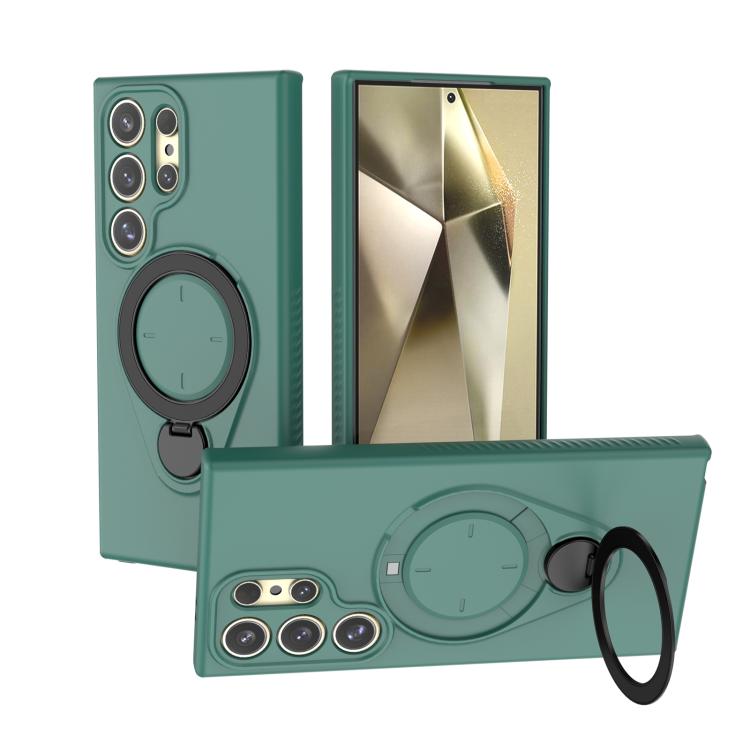Ring Shield MagSafe TPU Phone Case with 360 Degree Rotating Holder, For Samsung Galaxy S26+ 5G, For Samsung Galaxy S26 Ultra 5G, For Samsung Galaxy S26 5G, For Samsung Galaxy S25 5G, For Samsung Galaxy S25 Ultra 5G, For Samsung Galaxy S24 Ultra 5G     ...