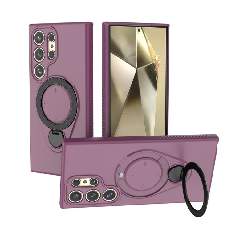 Ring Shield MagSafe TPU Phone Case with 360 Degree Rotating Holder, For Samsung Galaxy S26+ 5G, For Samsung Galaxy S26 Ultra 5G, For Samsung Galaxy S26 5G, For Samsung Galaxy S25 5G, For Samsung Galaxy S25 Ultra 5G, For Samsung Galaxy S24 Ultra 5G     ...