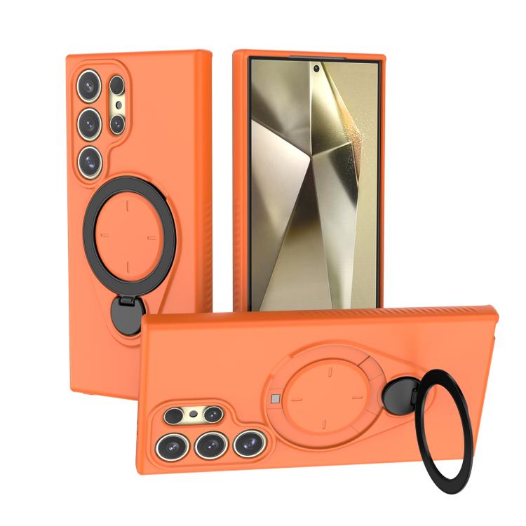 Ring Shield MagSafe TPU Phone Case with 360 Degree Rotating Holder, For Samsung Galaxy S26+ 5G, For Samsung Galaxy S26 Ultra 5G, For Samsung Galaxy S26 5G, For Samsung Galaxy S25 5G, For Samsung Galaxy S25 Ultra 5G, For Samsung Galaxy S24 Ultra 5G     ...