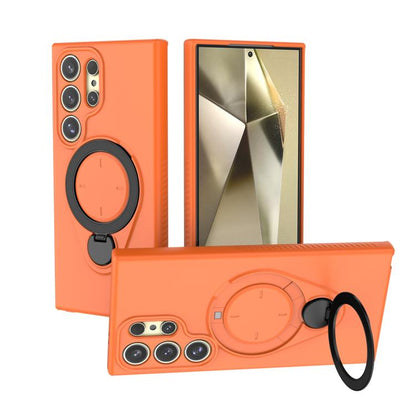 Ring Shield MagSafe TPU Phone Case with 360 Degree Rotating Holder, For Samsung Galaxy S26+ 5G, For Samsung Galaxy S26 Ultra 5G, For Samsung Galaxy S26 5G, For Samsung Galaxy S25 5G, For Samsung Galaxy S25 Ultra 5G, For Samsung Galaxy S24 Ultra 5G     ...