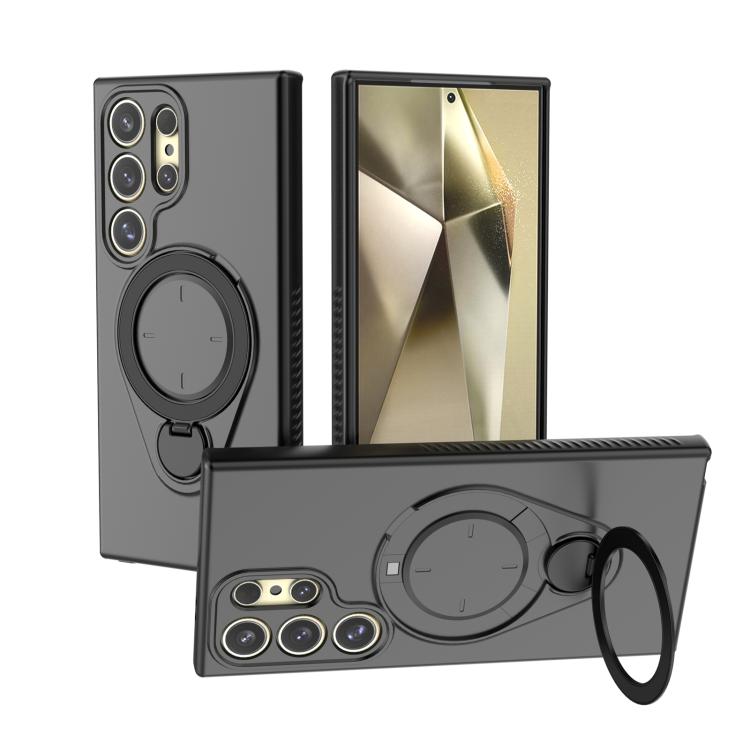 Ring Shield MagSafe TPU Phone Case with 360 Degree Rotating Holder, For Samsung Galaxy S26+ 5G, For Samsung Galaxy S26 Ultra 5G, For Samsung Galaxy S26 5G, For Samsung Galaxy S25 5G, For Samsung Galaxy S25 Ultra 5G, For Samsung Galaxy S24 Ultra 5G     ...
