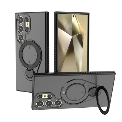 Ring Shield MagSafe TPU Phone Case with 360 Degree Rotating Holder, For Samsung Galaxy S26+ 5G, For Samsung Galaxy S26 Ultra 5G, For Samsung Galaxy S26 5G, For Samsung Galaxy S25 5G, For Samsung Galaxy S25 Ultra 5G, For Samsung Galaxy S24 Ultra 5G     ...