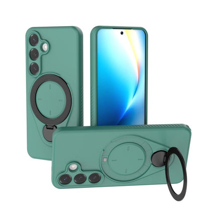 Ring Shield MagSafe TPU Phone Case with 360 Degree Rotating Holder, For Samsung Galaxy S26+ 5G, For Samsung Galaxy S26 Ultra 5G, For Samsung Galaxy S26 5G, For Samsung Galaxy S25 5G, For Samsung Galaxy S25 Ultra 5G, For Samsung Galaxy S24 Ultra 5G     ...