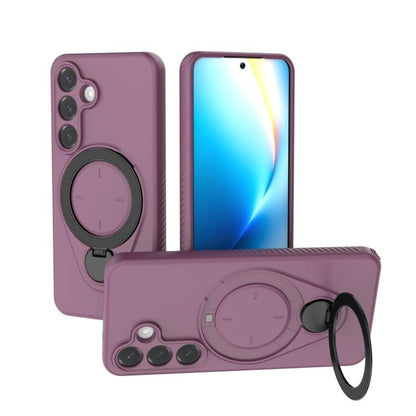 Ring Shield MagSafe TPU Phone Case with 360 Degree Rotating Holder, For Samsung Galaxy S26+ 5G, For Samsung Galaxy S26 Ultra 5G, For Samsung Galaxy S26 5G, For Samsung Galaxy S25 5G, For Samsung Galaxy S25 Ultra 5G, For Samsung Galaxy S24 Ultra 5G     ...