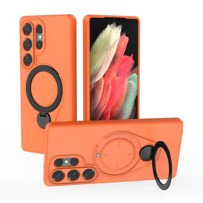 Ring Shield MagSafe TPU Phone Case with 360 Degree Rotating Holder, For Samsung Galaxy S26+ 5G, For Samsung Galaxy S26 Ultra 5G, For Samsung Galaxy S26 5G, For Samsung Galaxy S25 5G, For Samsung Galaxy S25 Ultra 5G, For Samsung Galaxy S24 Ultra 5G     ...