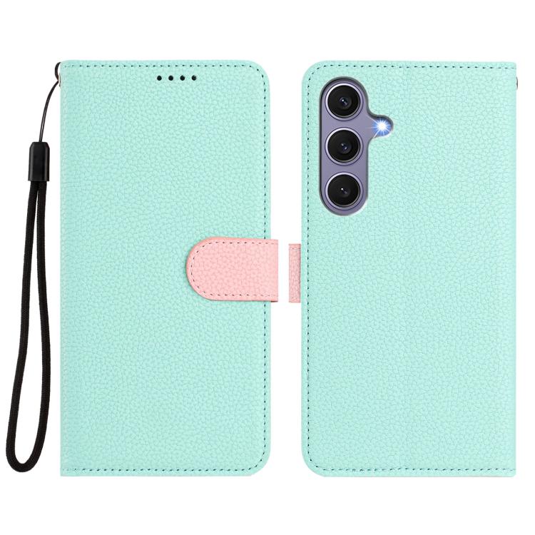 Detachable Litchi Texture Magnetic Side-Patch Vegan Leather Phone Case, For Samsung Galaxy S25 5G, For Samsung Galaxy S25+ 5G, For Samsung Galaxy S25 Ultra 5G, For Samsung Galaxy S24 FE 5G, For Samsung Galaxy S24 Ultra 5G, For Samsung Galaxy S24+ 5G   ...