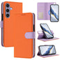 Detachable Litchi Texture Magnetic Side-Patch Vegan Leather Phone Case, For Samsung Galaxy S25 5G, For Samsung Galaxy S25+ 5G, For Samsung Galaxy S25 Ultra 5G, For Samsung Galaxy S24 FE 5G, For Samsung Galaxy S24 Ultra 5G, For Samsung Galaxy S24+ 5G   ...