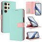 Detachable Litchi Texture Magnetic Side-Patch Vegan Leather Phone Case, For Samsung Galaxy S25 5G, For Samsung Galaxy S25+ 5G, For Samsung Galaxy S25 Ultra 5G, For Samsung Galaxy S24 FE 5G, For Samsung Galaxy S24 Ultra 5G, For Samsung Galaxy S24+ 5G   ...