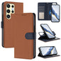 Detachable Litchi Texture Magnetic Side-Patch Vegan Leather Phone Case, For Samsung Galaxy S25 5G, For Samsung Galaxy S25+ 5G, For Samsung Galaxy S25 Ultra 5G, For Samsung Galaxy S24 FE 5G, For Samsung Galaxy S24 Ultra 5G, For Samsung Galaxy S24+ 5G   ...