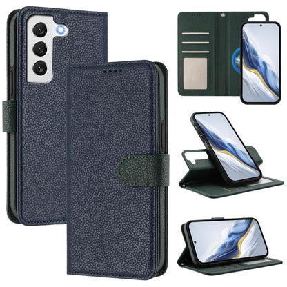 Detachable Litchi Texture Magnetic Side-Patch Vegan Leather Phone Case, For Samsung Galaxy S23 Ultra 5G, For Samsung Galaxy S23+ 5G, For Samsung Galaxy S23 5G, For Samsung Galaxy S22 Ultra 5G, For Samsung Galaxy S22+ 5G, For Samsung Galaxy S22 5G      ...