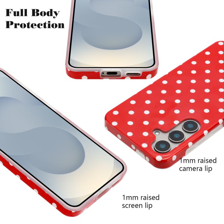 IMD Colorful Dots Pattern TPU Full Coverage Phone Case, For Samsung Galaxy S23 5G