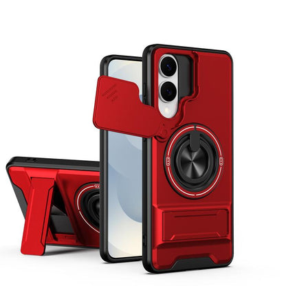 Lens Sliding Window Multifunctional Magnetic Shockproof Phone Case, For Samsung Galaxy S26+ 5G, For Galaxy S26 Edge 5G, For Samsung Galaxy S26 Ultra 5G, For Samsung Galaxy S26 5G, For Samsung Galaxy S25 FE 5G, For Samsung Galaxy S25 Edge 5G            ...