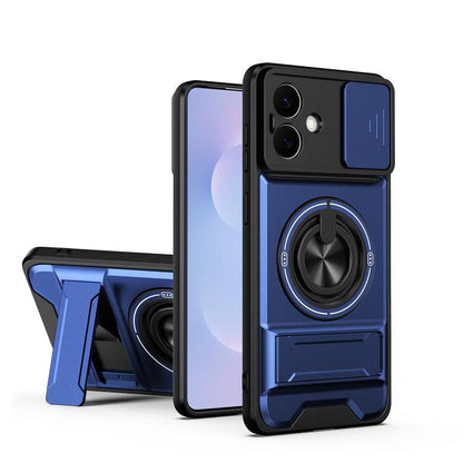 Lens Sliding Window Multifunctional Magnetic Shockproof Phone Case, For Samsung Galaxy S26+ 5G, For Galaxy S26 Edge 5G, For Samsung Galaxy S26 Ultra 5G, For Samsung Galaxy S26 5G, For Samsung Galaxy S25 FE 5G, For Samsung Galaxy S25 Edge 5G            ...