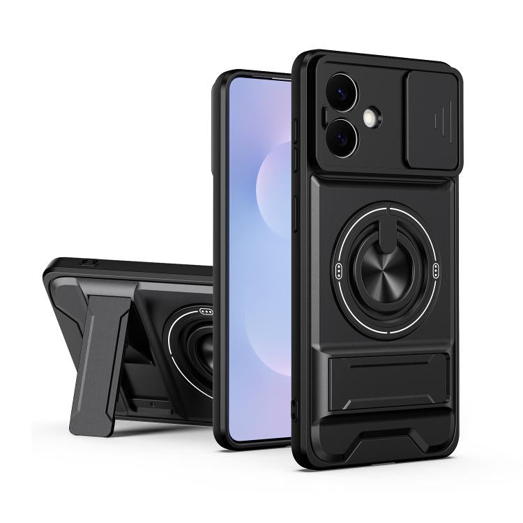 Lens Sliding Window Multifunctional Magnetic Shockproof Phone Case, For Samsung Galaxy S26+ 5G, For Galaxy S26 Edge 5G, For Samsung Galaxy S26 Ultra 5G, For Samsung Galaxy S26 5G, For Samsung Galaxy S25 FE 5G, For Samsung Galaxy S25 Edge 5G            ...