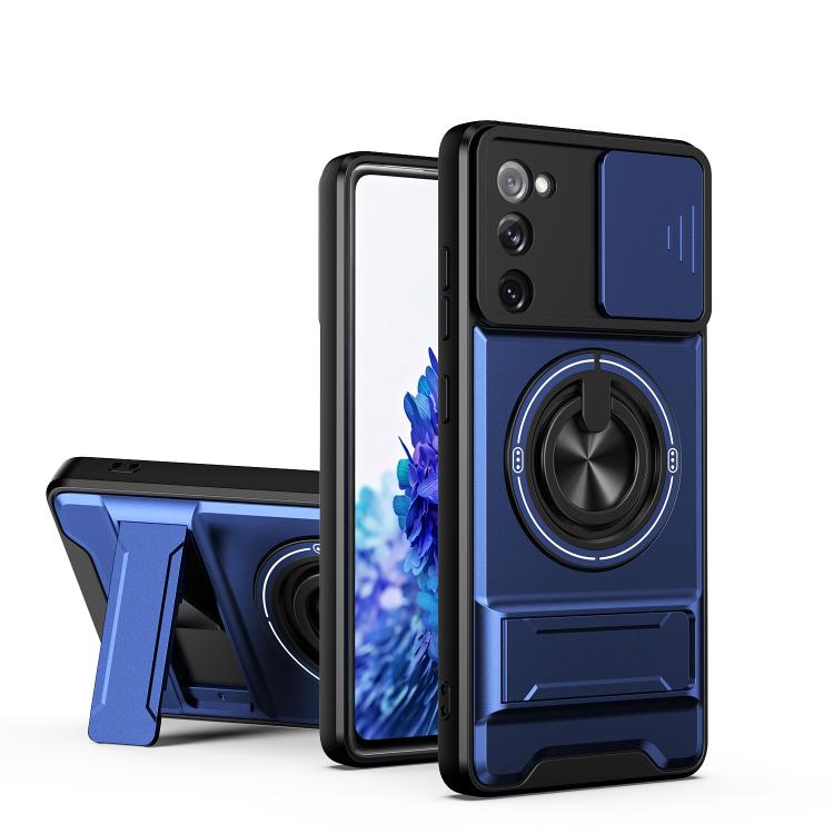 Lens Sliding Window Multifunctional Magnetic Shockproof Phone Case, For Galaxy S21 FE 5G, For Galaxy S21 5G, For Galaxy S21+ 5G, For Galaxy S20 FE 5G, For Galaxy S20 Ultra 5G, For Galaxy S20 5G