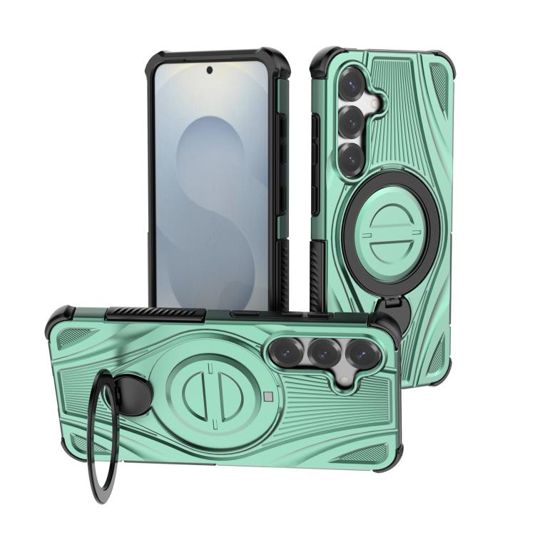 Star Ring Metallic Pivot Bracket Magnetic Phone Case, For Samsung Galaxy S25 Edge 5G, For Samsung Galaxy S25 5G, For Samsung Galaxy S25 Ultra 5G