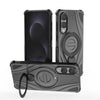 Star Ring Metallic Pivot Bracket Magnetic Phone Case, For Samsung Galaxy S25 Edge 5G, For Samsung Galaxy S25 5G, For Samsung Galaxy S25 Ultra 5G