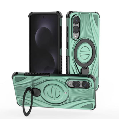Star Ring Metallic Pivot Bracket Magnetic Phone Case, For Samsung Galaxy S25 Edge 5G, For Samsung Galaxy S25 5G, For Samsung Galaxy S25 Ultra 5G