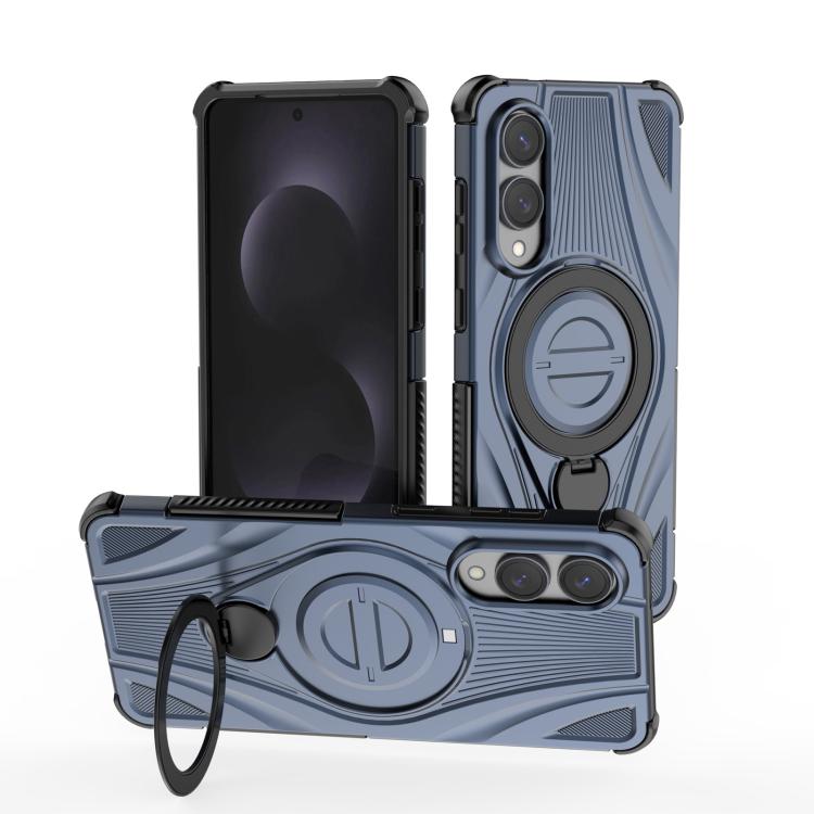 Star Ring Metallic Pivot Bracket Magnetic Phone Case, For Samsung Galaxy S25 Edge 5G, For Samsung Galaxy S25 5G, For Samsung Galaxy S25 Ultra 5G