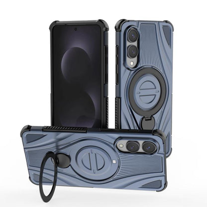 Star Ring Metallic Pivot Bracket Magnetic Phone Case, For Samsung Galaxy S25 Edge 5G, For Samsung Galaxy S25 5G, For Samsung Galaxy S25 Ultra 5G
