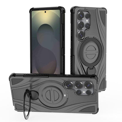Star Ring Metallic Pivot Bracket Magnetic Phone Case, For Samsung Galaxy S25 Edge 5G, For Samsung Galaxy S25 5G, For Samsung Galaxy S25 Ultra 5G