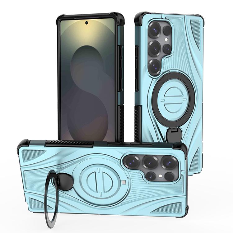 Star Ring Metallic Pivot Bracket Magnetic Phone Case, For Samsung Galaxy S25 Edge 5G, For Samsung Galaxy S25 5G, For Samsung Galaxy S25 Ultra 5G