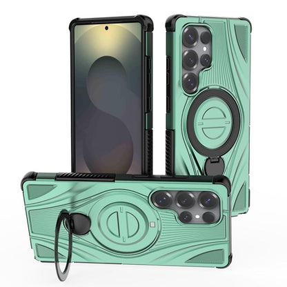 Star Ring Metallic Pivot Bracket Magnetic Phone Case, For Samsung Galaxy S25 Edge 5G, For Samsung Galaxy S25 5G, For Samsung Galaxy S25 Ultra 5G