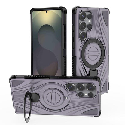 Star Ring Metallic Pivot Bracket Magnetic Phone Case, For Samsung Galaxy S25 Edge 5G, For Samsung Galaxy S25 5G, For Samsung Galaxy S25 Ultra 5G