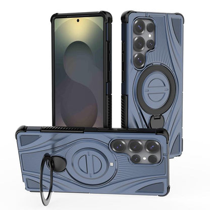 Star Ring Metallic Pivot Bracket Magnetic Phone Case, For Samsung Galaxy S25 Edge 5G, For Samsung Galaxy S25 5G, For Samsung Galaxy S25 Ultra 5G