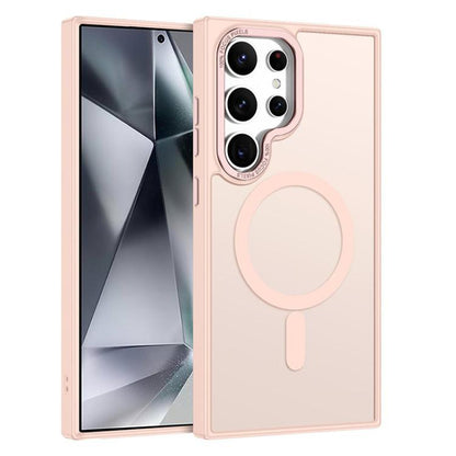 XDcase Metal Lens Frame Skin Feel Magnetic Phone Case, For Samsung Galaxy S25 5G, For Samsung Galaxy S25+ 5G, For Samsung Galaxy S25 Ultra 5G, For Samsung Galaxy S24 Ultra 5G, For Samsung Galaxy S24+ 5G, For Samsung Galaxy S24 5G