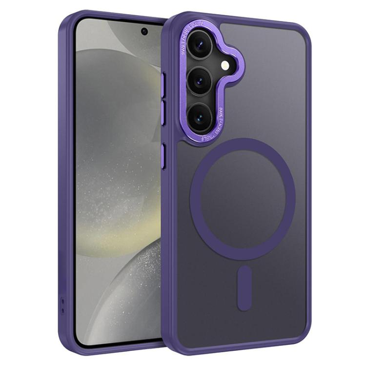 XDcase Metal Lens Frame Skin Feel Magnetic Phone Case, For Samsung Galaxy S25 5G, For Samsung Galaxy S25+ 5G, For Samsung Galaxy S25 Ultra 5G, For Samsung Galaxy S24 Ultra 5G, For Samsung Galaxy S24+ 5G, For Samsung Galaxy S24 5G