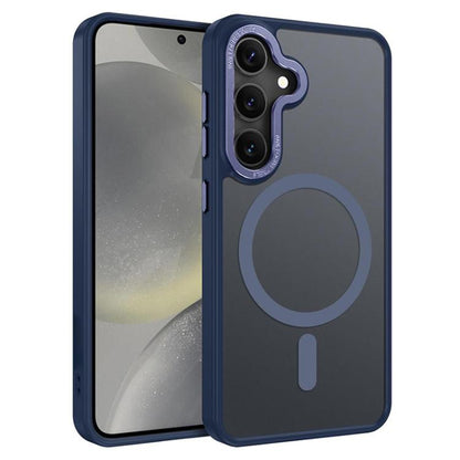 XDcase Metal Lens Frame Skin Feel Magnetic Phone Case, For Samsung Galaxy S25 5G, For Samsung Galaxy S25+ 5G, For Samsung Galaxy S25 Ultra 5G, For Samsung Galaxy S24 Ultra 5G, For Samsung Galaxy S24+ 5G, For Samsung Galaxy S24 5G
