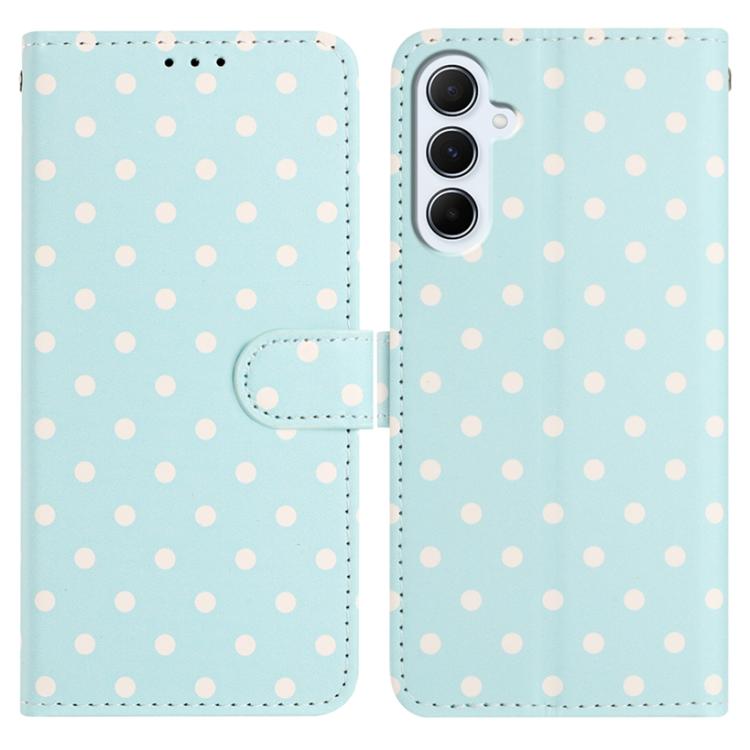 Small Dots Pattern Vegan Leather Phone Case, For Samsung Galaxy S25 FE 5G, For Samsung Galaxy S25 5G, For Samsung Galaxy S25+ 5G, For Samsung Galaxy S25 Ultra 5G, For Samsung Galaxy S24 FE 5G, For Samsung Galaxy S24 Ultra 5G, For Samsung Galaxy S24+ 5G...