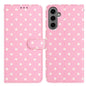 Small Dots Pattern Vegan Leather Phone Case, For Samsung Galaxy S25 FE 5G, For Samsung Galaxy S25 5G, For Samsung Galaxy S25+ 5G, For Samsung Galaxy S25 Ultra 5G, For Samsung Galaxy S24 FE 5G, For Samsung Galaxy S24 Ultra 5G, For Samsung Galaxy S24+ 5G...