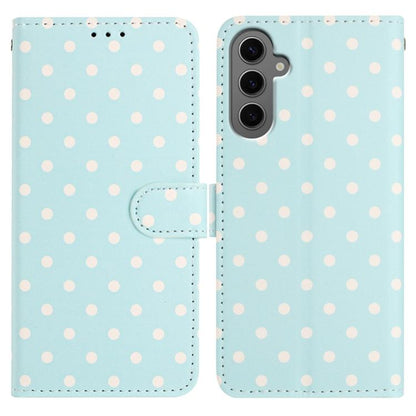 Small Dots Pattern Vegan Leather Phone Case, For Samsung Galaxy S25 FE 5G, For Samsung Galaxy S25 5G, For Samsung Galaxy S25+ 5G, For Samsung Galaxy S25 Ultra 5G, For Samsung Galaxy S24 FE 5G, For Samsung Galaxy S24 Ultra 5G, For Samsung Galaxy S24+ 5G...