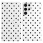 Small Dots Pattern Vegan Leather Phone Case, For Samsung Galaxy S25 FE 5G, For Samsung Galaxy S25 5G, For Samsung Galaxy S25+ 5G, For Samsung Galaxy S25 Ultra 5G, For Samsung Galaxy S24 FE 5G, For Samsung Galaxy S24 Ultra 5G, For Samsung Galaxy S24+ 5G...