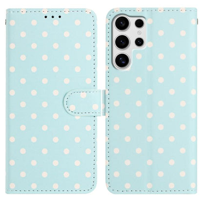 Small Dots Pattern Vegan Leather Phone Case, For Samsung Galaxy S23 FE 5G, For Samsung Galaxy S23 Ultra 5G, For Samsung Galaxy S23+ 5G, For Samsung Galaxy S23 5G, For Samsung Galaxy S20 FE, For Samsung Galaxy S22 Ultra 5G, For Samsung Galaxy S22+ 5G   ...