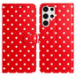 Small Dots Pattern Vegan Leather Phone Case, For Samsung Galaxy S23 FE 5G, For Samsung Galaxy S23 Ultra 5G, For Samsung Galaxy S23+ 5G, For Samsung Galaxy S23 5G, For Samsung Galaxy S20 FE, For Samsung Galaxy S22 Ultra 5G, For Samsung Galaxy S22+ 5G   ...