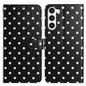 Small Dots Pattern Vegan Leather Phone Case, For Samsung Galaxy S23 FE 5G, For Samsung Galaxy S23 Ultra 5G, For Samsung Galaxy S23+ 5G, For Samsung Galaxy S23 5G, For Samsung Galaxy S20 FE, For Samsung Galaxy S22 Ultra 5G, For Samsung Galaxy S22+ 5G   ...
