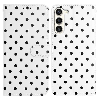 Small Dots Pattern Vegan Leather Phone Case, For Samsung Galaxy S23 FE 5G, For Samsung Galaxy S23 Ultra 5G, For Samsung Galaxy S23+ 5G, For Samsung Galaxy S23 5G, For Samsung Galaxy S20 FE, For Samsung Galaxy S22 Ultra 5G, For Samsung Galaxy S22+ 5G   ...