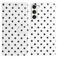 Small Dots Pattern Vegan Leather Phone Case, For Samsung Galaxy S23 FE 5G, For Samsung Galaxy S23 Ultra 5G, For Samsung Galaxy S23+ 5G, For Samsung Galaxy S23 5G, For Samsung Galaxy S20 FE, For Samsung Galaxy S22 Ultra 5G, For Samsung Galaxy S22+ 5G   ...
